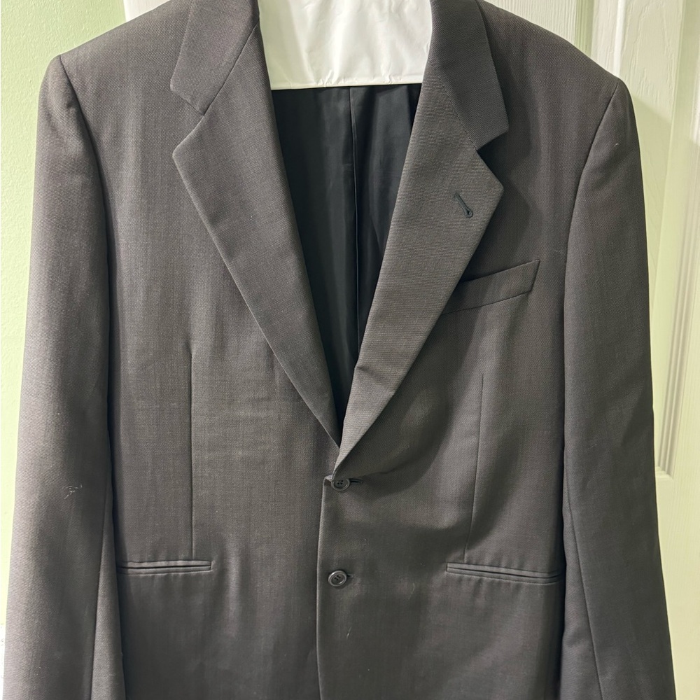 Canali green 52R suit jacket.